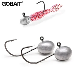 5 Anzuelos Jig Head multigramo – Alta resistencia púas afiladas