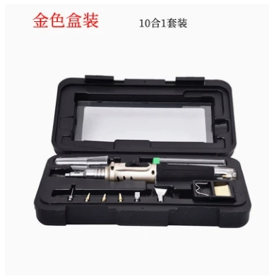 Stable Portable 1115K Gas Soldering Iron 10 in 1 Soldering Iron Hot Air Blowing Adjustable Temperature