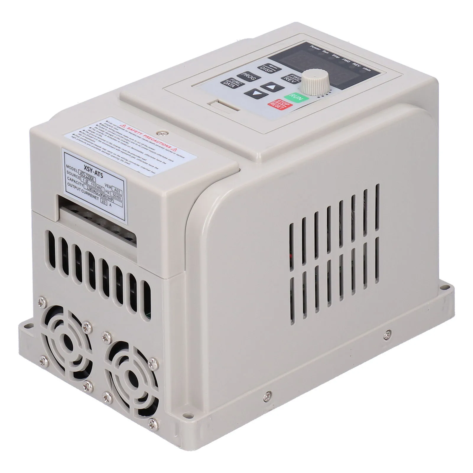 AT5-2200X Inverter Single Phase Input 110V Three Phase Output 220V 2200W Frequency Converter Motor Speed Controller
