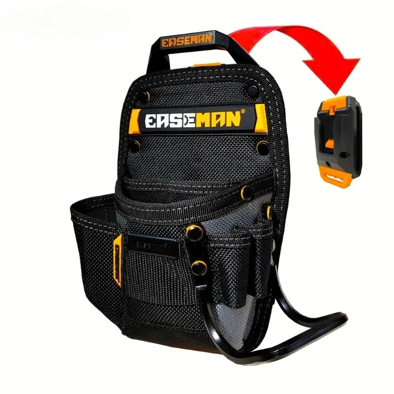 

Electrician Quick-hanging Waist Tool Bag Multi-functional Thickened Wear-resistant Woodworking Waist Bags Portable Carpenter Bag
