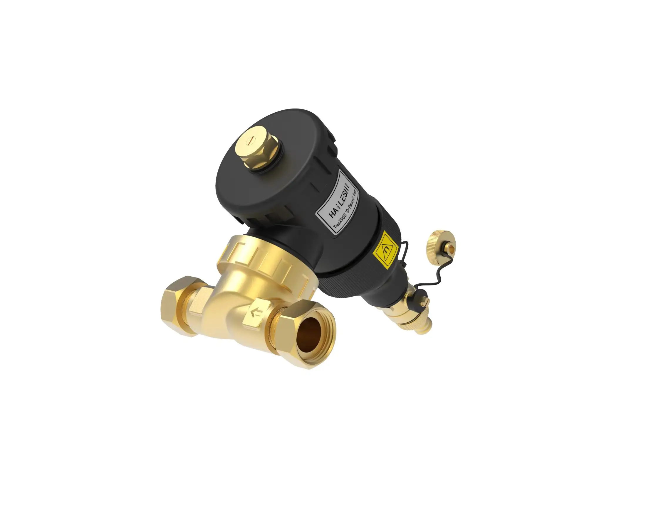 Industrial-Grade Brass Magnetic Pre-Filter for Iron Removal Universal Magnetic Central Heating Filter for Household Boiler