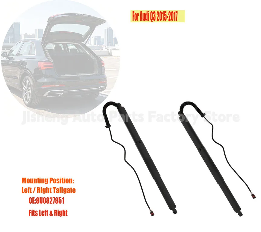 Electric Tailgate Lift Strut OE 8U0827851 for Audi Q3  2015-2017 Boot Support