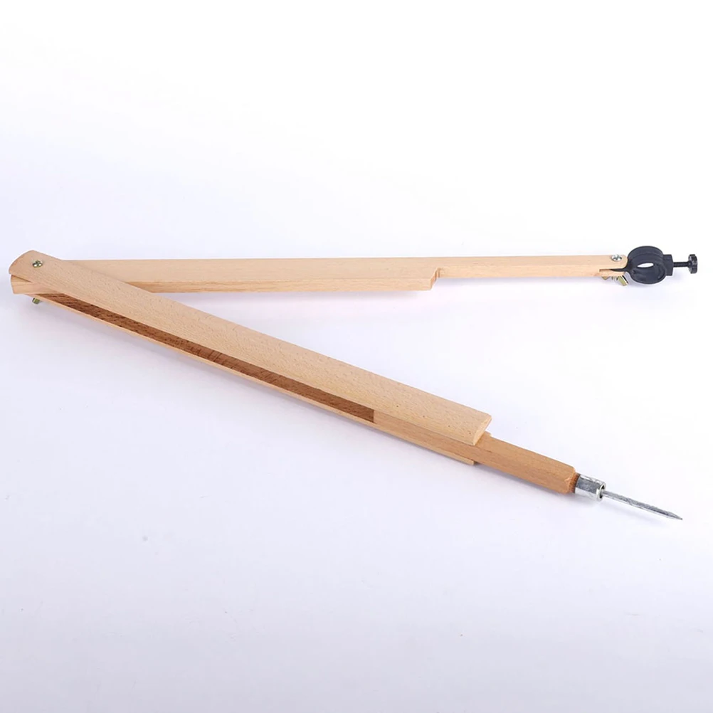 Wooden Beam Compass Drawing Tool for Blackboard Math Teaching School Drafting Large Size Lightweight Portable