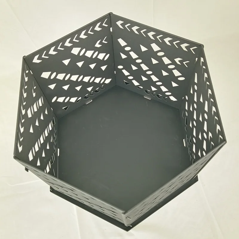 موقد نار المعسكر المحمول القابل للطي في الهواء الطلق، تسخين موقد خشبي للتخييم #3