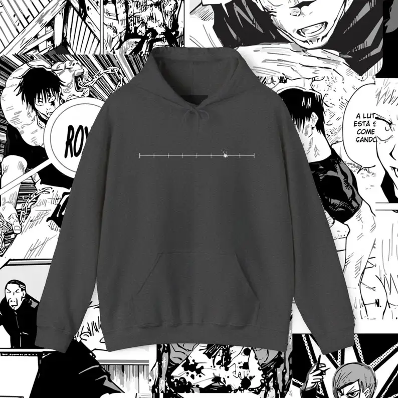 Nanami Kento Jujutsu Kaisen Moletom com capuz Anime Trendy Manga Roupas JJK Mercadoria Unissex Casual Wear