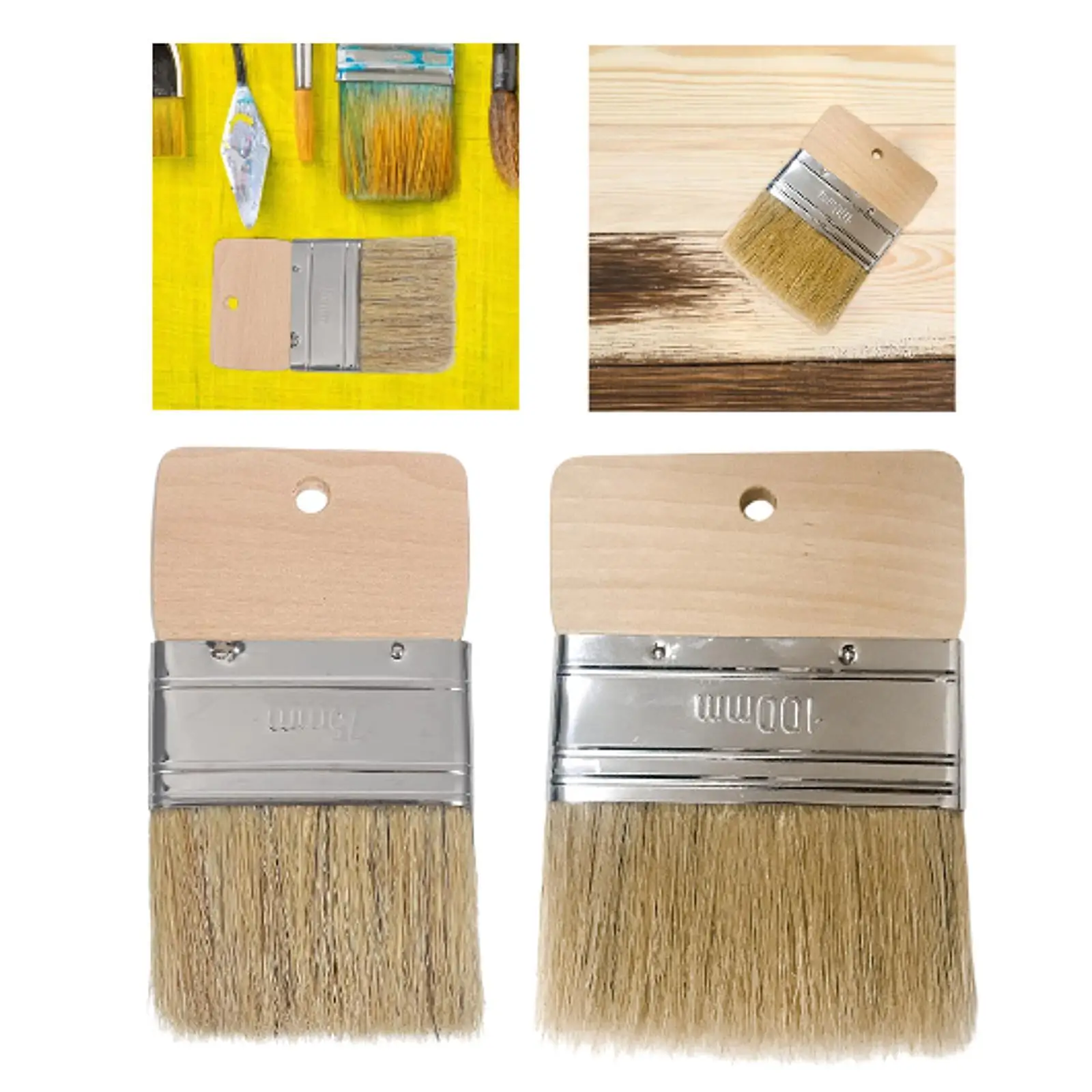 Paint Brush Practical Versatile Flat Edge Brush for Dusting Fence Home