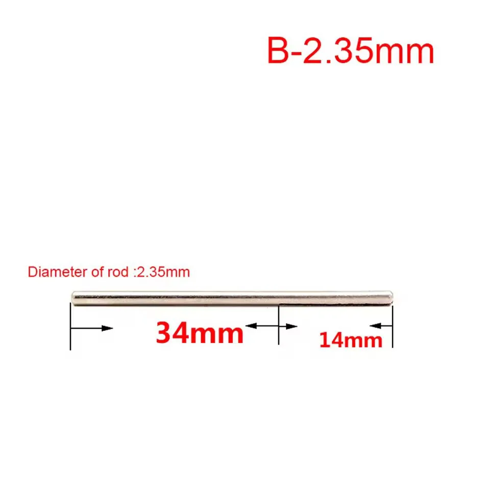 1-100 ชิ้น 2.35/3.0 มม.กระดาษทรายแคลมป์ยึดแท่งแยกแกนยาวที่ใส่ที่ขัดแบบคลิปสำหรับเครื่องบดไฟฟ้าอุปกรณ์เสริม