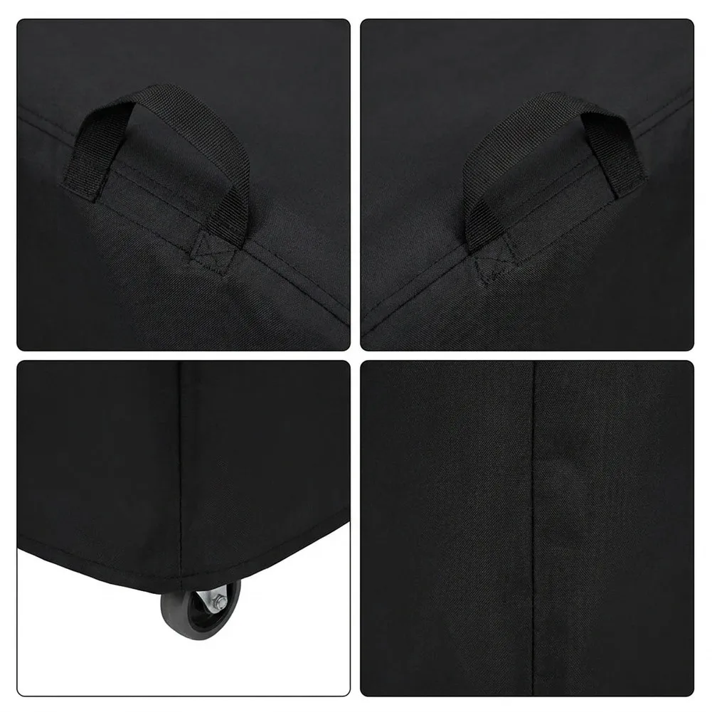 210D Oxford Fabric Patio Egg Rocking Chair Cover with Elastic Band for Outdoor Furniture Protection Against Rain Sun and Wind
