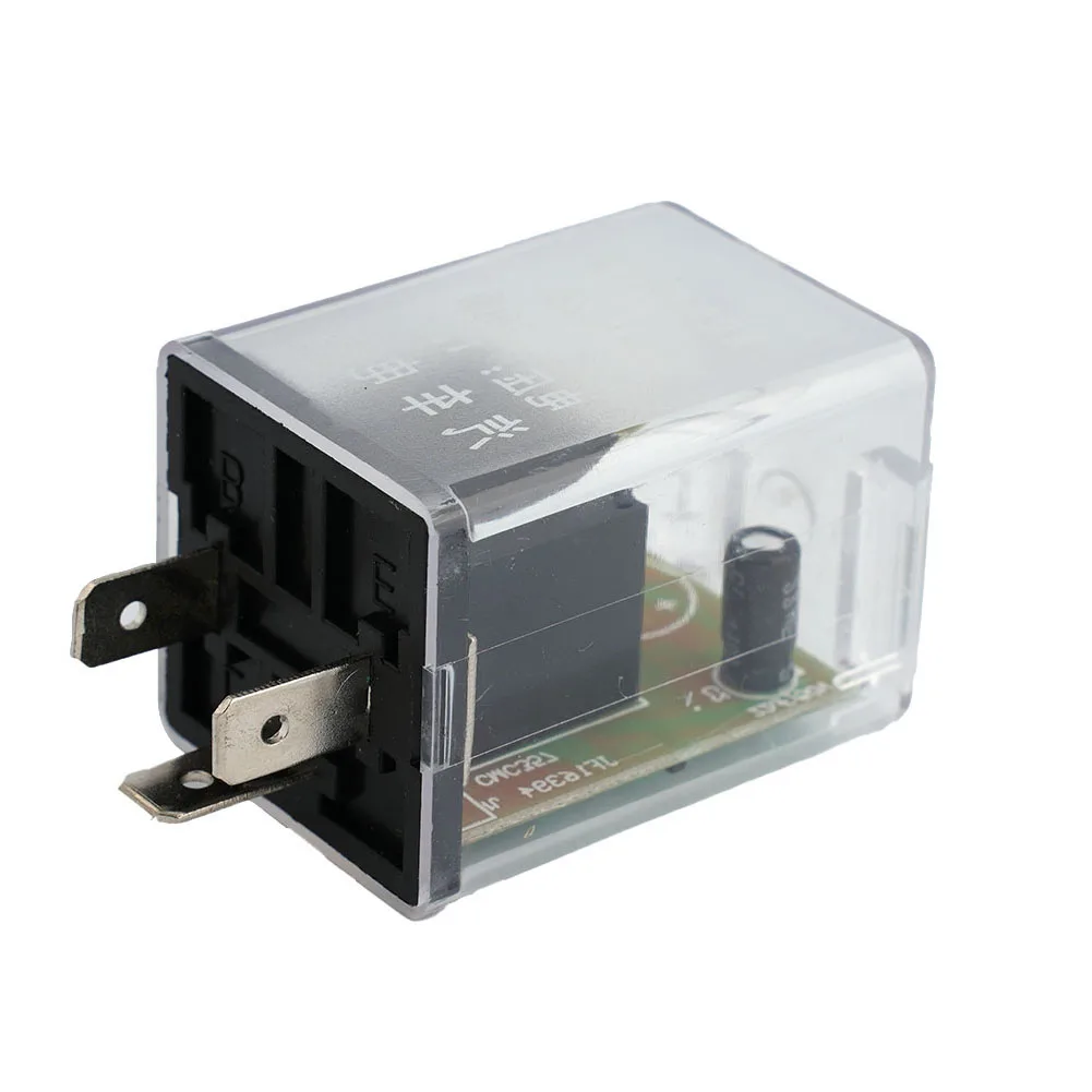 12V 3Pin Car LED Light Flasher Relay Turn Signal Rate Control Blinker Relay 180W Flasher Relay For 3-pin Configuration