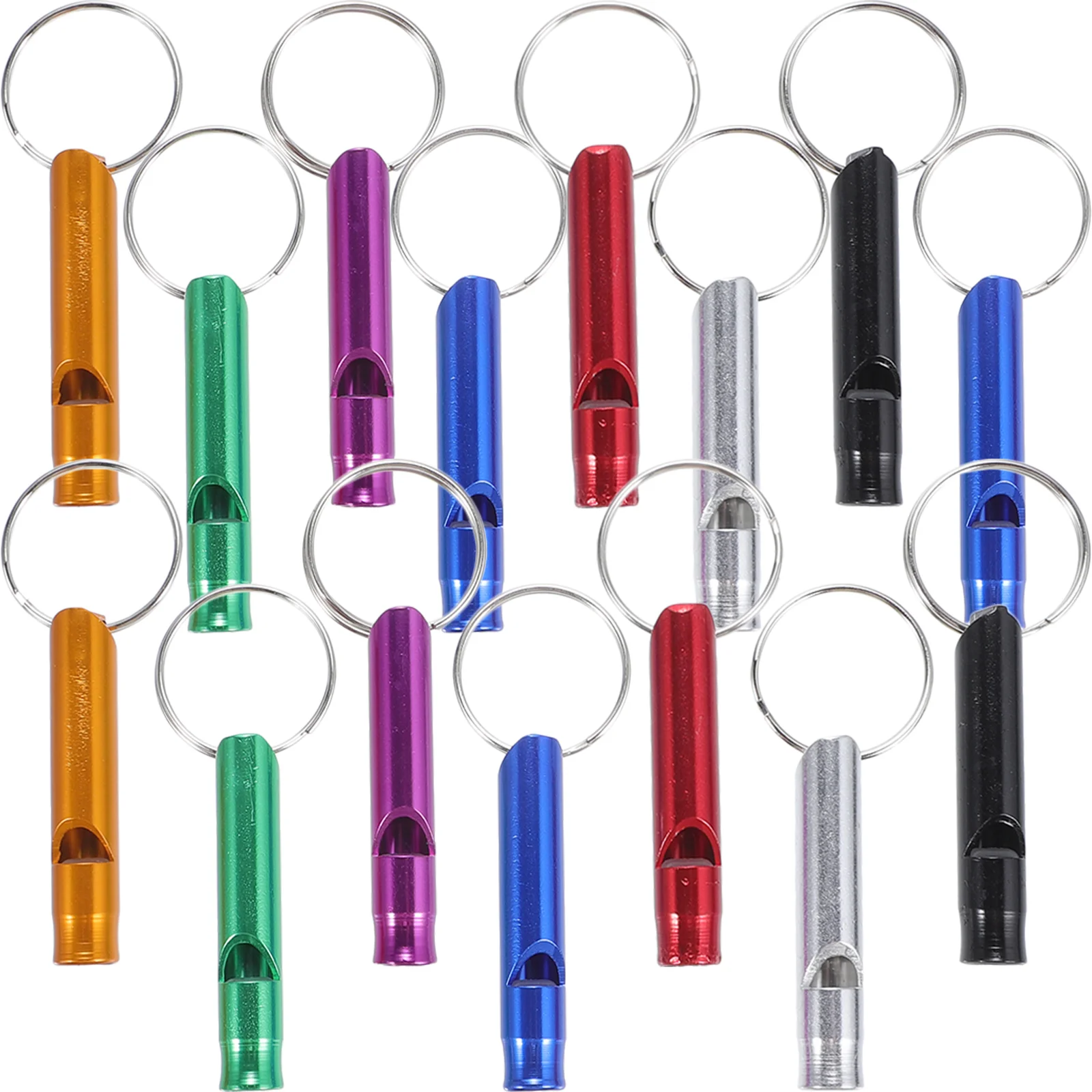 15 Pcs Aluminum Alloy Whistle Referee Camping Accessory Hiking Accessories Basketball Delicate Emergency