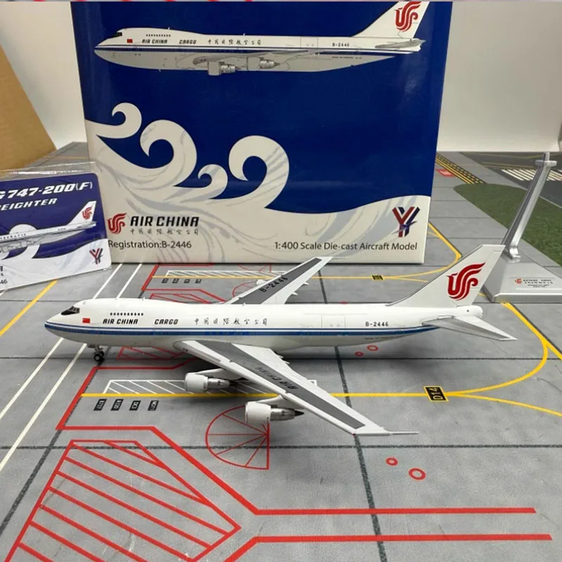 YY Wings Diecast 1:400 Scale Air China B747-200/F Cargo Aircraft Simulation Alloy Finished Souvenir Hobby Collection Toy Gift ﻿