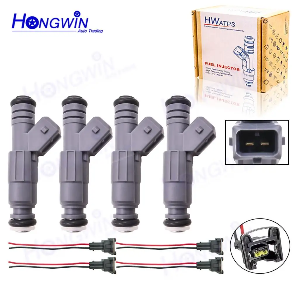 

4PCS 0280155884 0280156024 FJ241 Fuel Injector Nozzle For GMC Savanna 3500 P3500 K3500 C3500 CHEVROLET P30 EXPRESS 3500 K3500