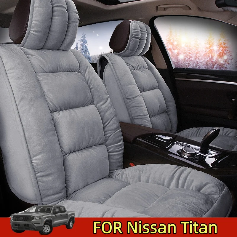 

FOR Nissan Titan Car seat cover for winter thickened short plush warm soft comfortable plush full wrap new seat cover1