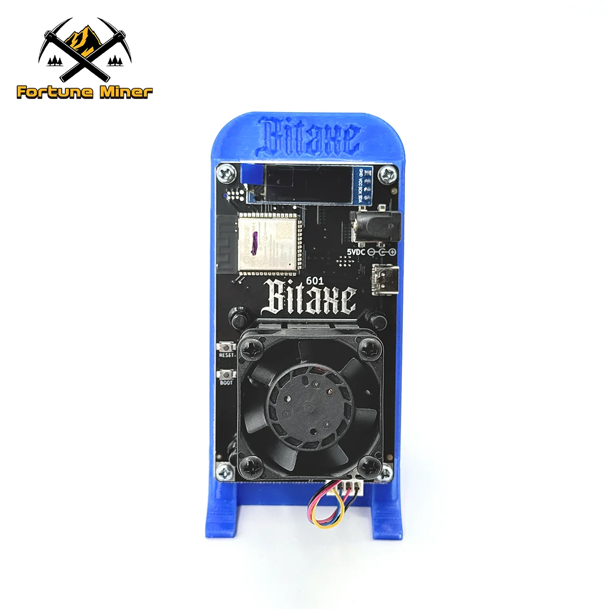 New Bitaxe Gamma 601 Lucky Miner 1.2TH/s 18W Asic Chip Solo Miner Bitcoin Miner Mining Machine UK US AU BR EU Plug Power Bule