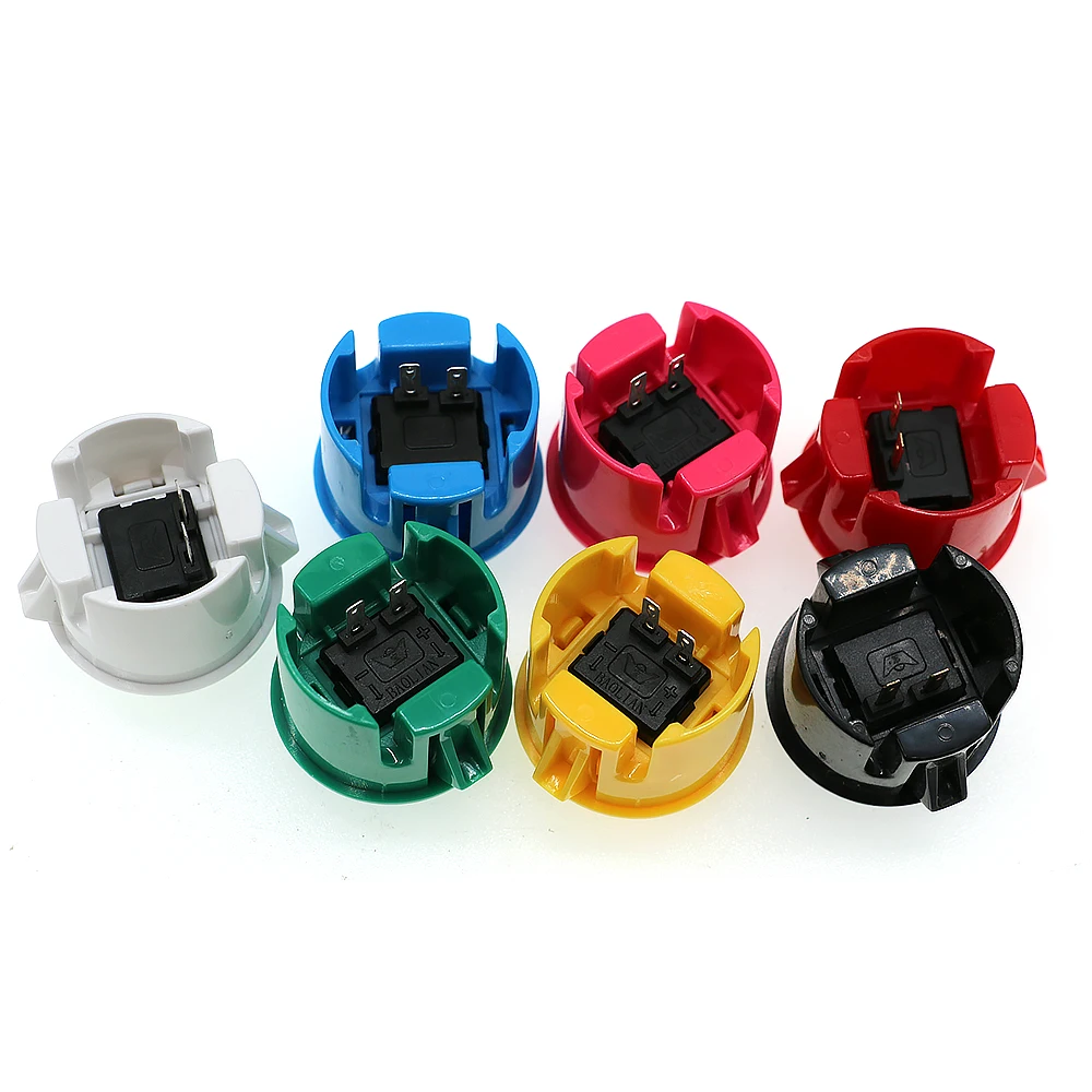 10Pcs 24mm/30mm Tasten Arcade Push Button Für Sanwa Hitbox Controller Neo Geo Nintendo Joystick DIY kit Spiel Maschine Schalter – Detail 9