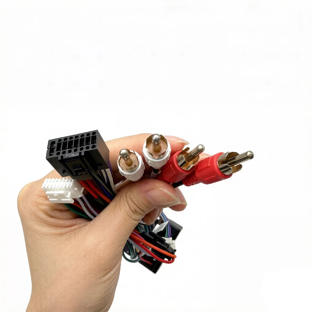 Car radio power harness audio converter and protocol box suitable For Audi TT A3 S3 RS3 A4 S4 multimedia video player view 3