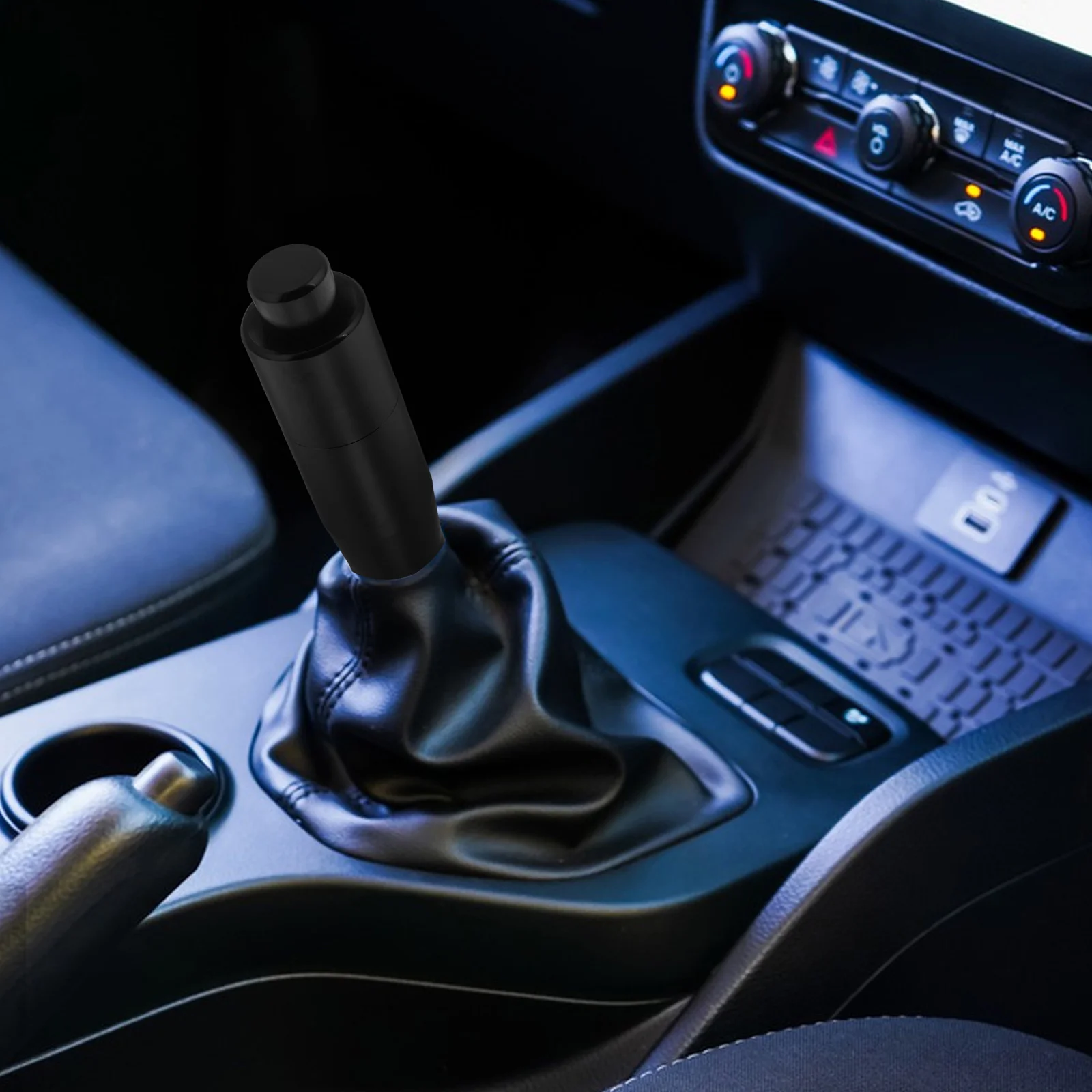 1 مجموعة سبائك الألومنيوم سيارة شيفتر المقبض ناقل حركة أوتوماتيكي رافعة تحول غطاء رأس كرة مستديرة والعتاد عصا مقبض استبدال ل #6