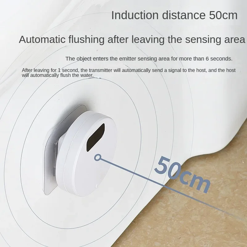 Flushing induksi cerdas perangkat untuk Toilet, induksi inframerah sepenuhnya otomatis aksesori perangkat Flushing