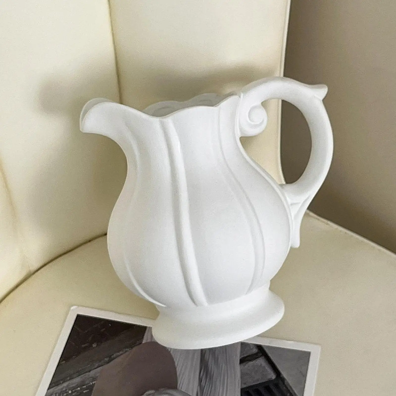 Flower Vase Floral Arrangement Table Centerpiece Multifunctional Art Vase White
