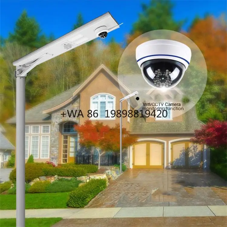 Integrated Solar Street Lights with Cctv Energy Commercial Street Light with  Outdoor