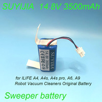 Original 14.4V 3500mAh Lithium Battery for ILIFE A4 A4s V7 A6 V7s Plus and Other Robot Vacuum Cleaners Various Plugs Customized