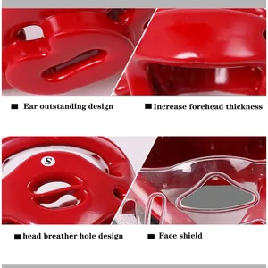 Acht Teil Set Taekwondo Equipment Kickboxing Foot Glove Armor Boxeo WTF -Spielausrüstung 10 Hauptverkaufs -Rüstungshelm - №2