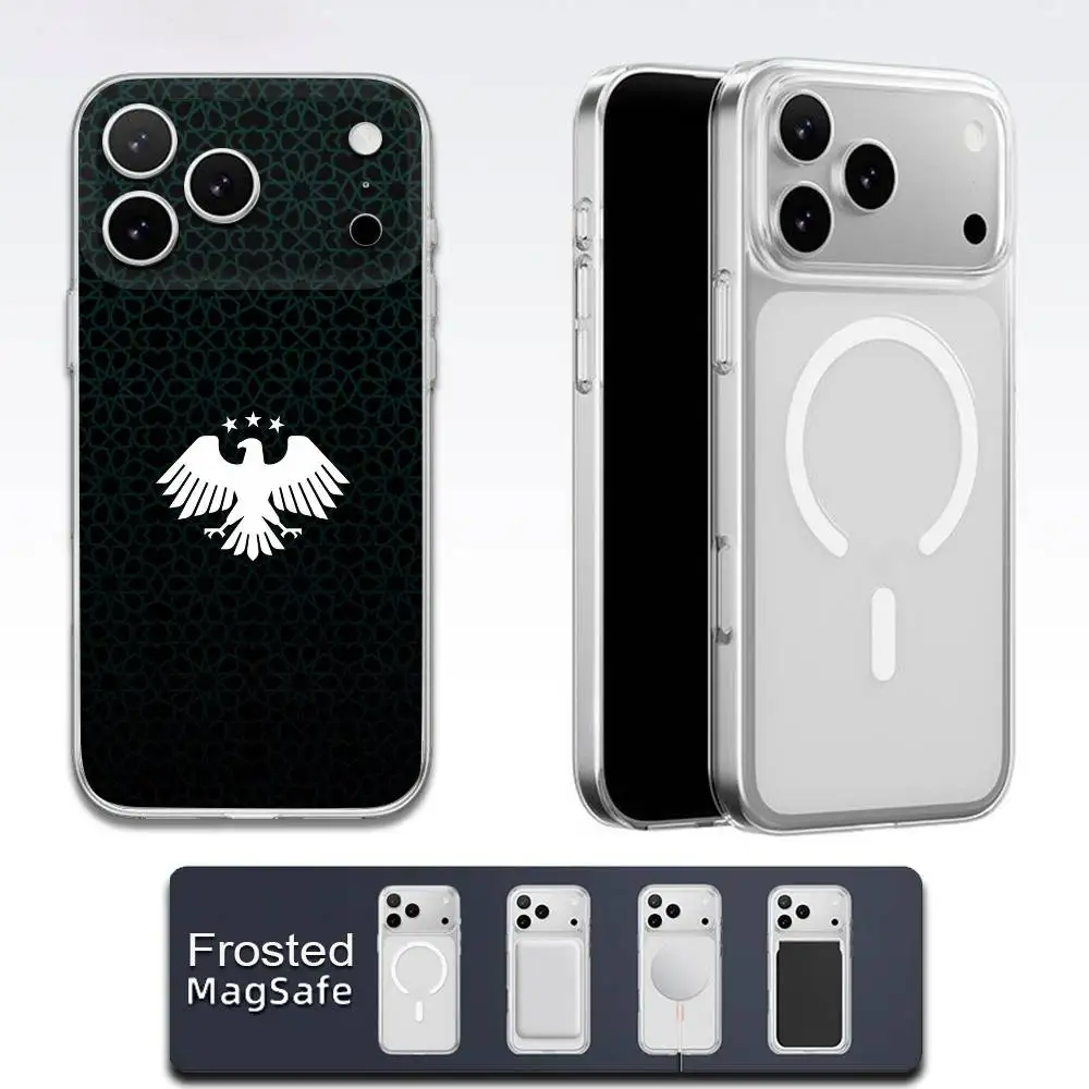 Syrian Arab Republic Syria Flag Phone Case For iPhone 17,16,15,14,13,12,11,Pro,Max,Plus,E,Air,Mini Magsafe Frosted Transparent