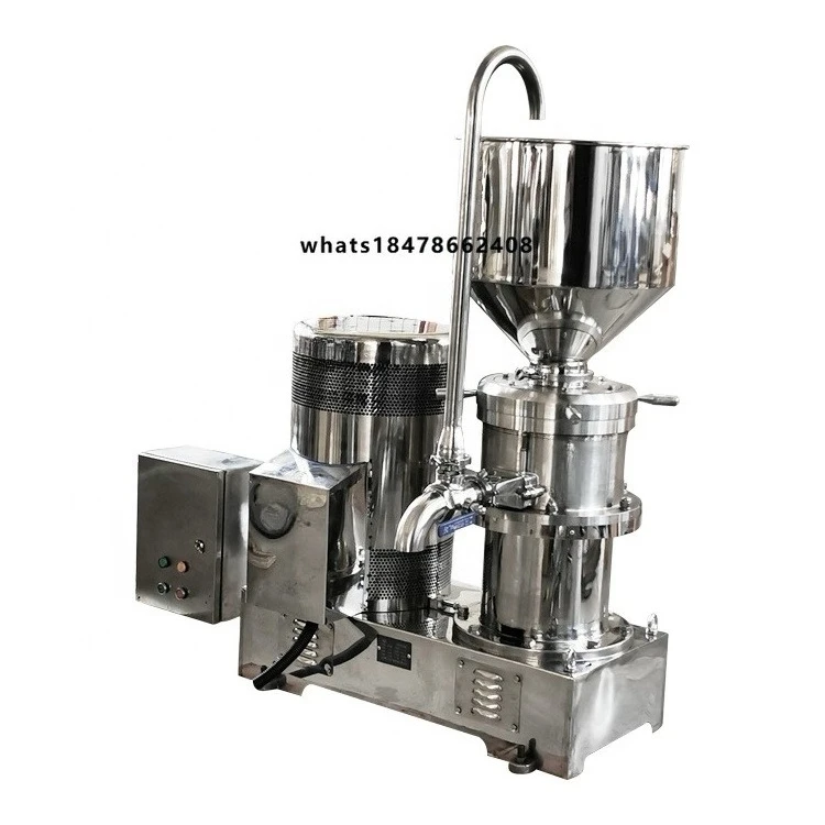 Bean Sesame Tahini Making Machine Manufacturer Colloid Mill Food Grade Cocoa Processing Machines