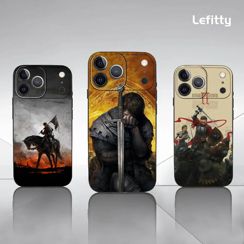 

Kingdom Come Deliverance Phone Case For iPhone 17 16 15 14 13 12 11 Pro Xs Max Mini XR X Plus Black Frosted Soft Shell Funda