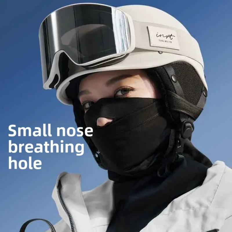 

Ski Face Cover - Unisex Fleece-Lined Neck Gaiter & Headgear for Autumn & Winter Outdoor Hiking, Cycling, Windproof