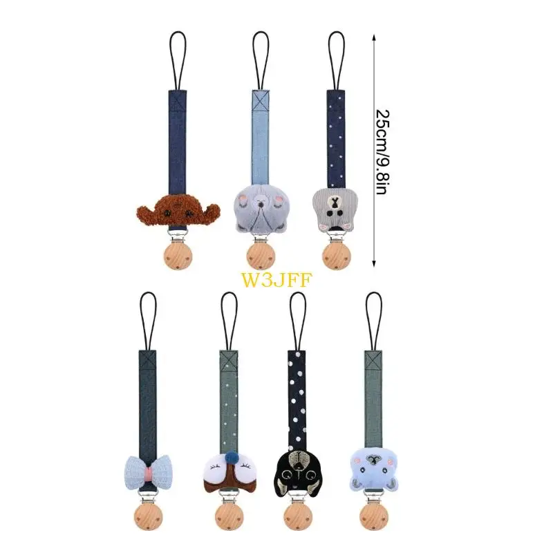 W3JF Baby Pacifier Holder Chain Belt Fashion Beathing Toy Lanyard Clip