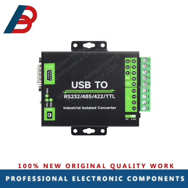 

USB to RS232/RS485/RS422/TTL converter industrial isolation type, FT232RNL chip scheme