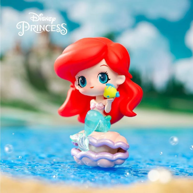 Genuine Disney Princess Series Mystery Box, conto de fadas, surpresa da cidade, blind box, trend toys, girl birthday gift, figura de coleção