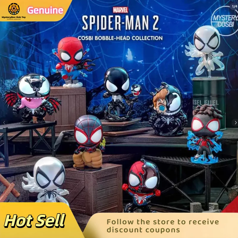 

Genuine Hot Toys Spider Man 2 Series Blind Box Handmade Desktop Ornament Toy Birthday And Holiday Gift Trendy Toy Children Gift