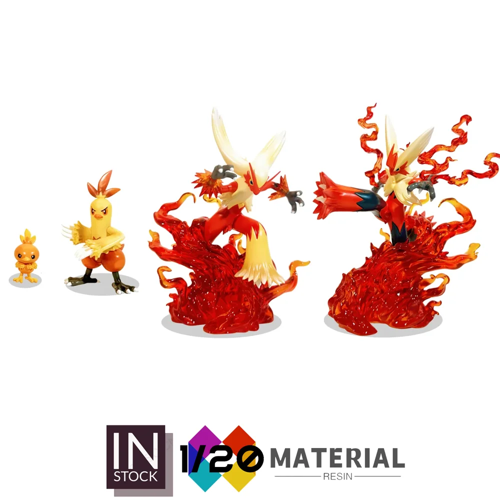 

[В наличии] World Resin Scale 1/20 [FOG] — Torchic & Combusken & Blaziken & Mega Blaziken [Split RE-MENT]