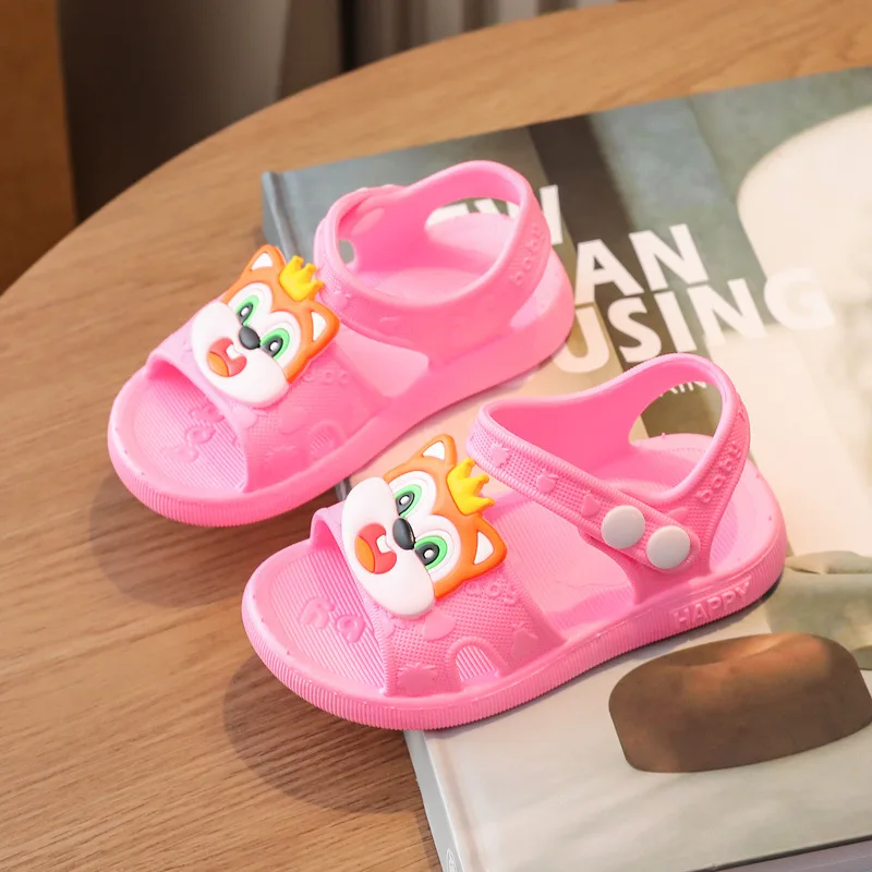 Children\'s sandals baby girls shoes soft soled summer beach boys shoes 1-4 years old