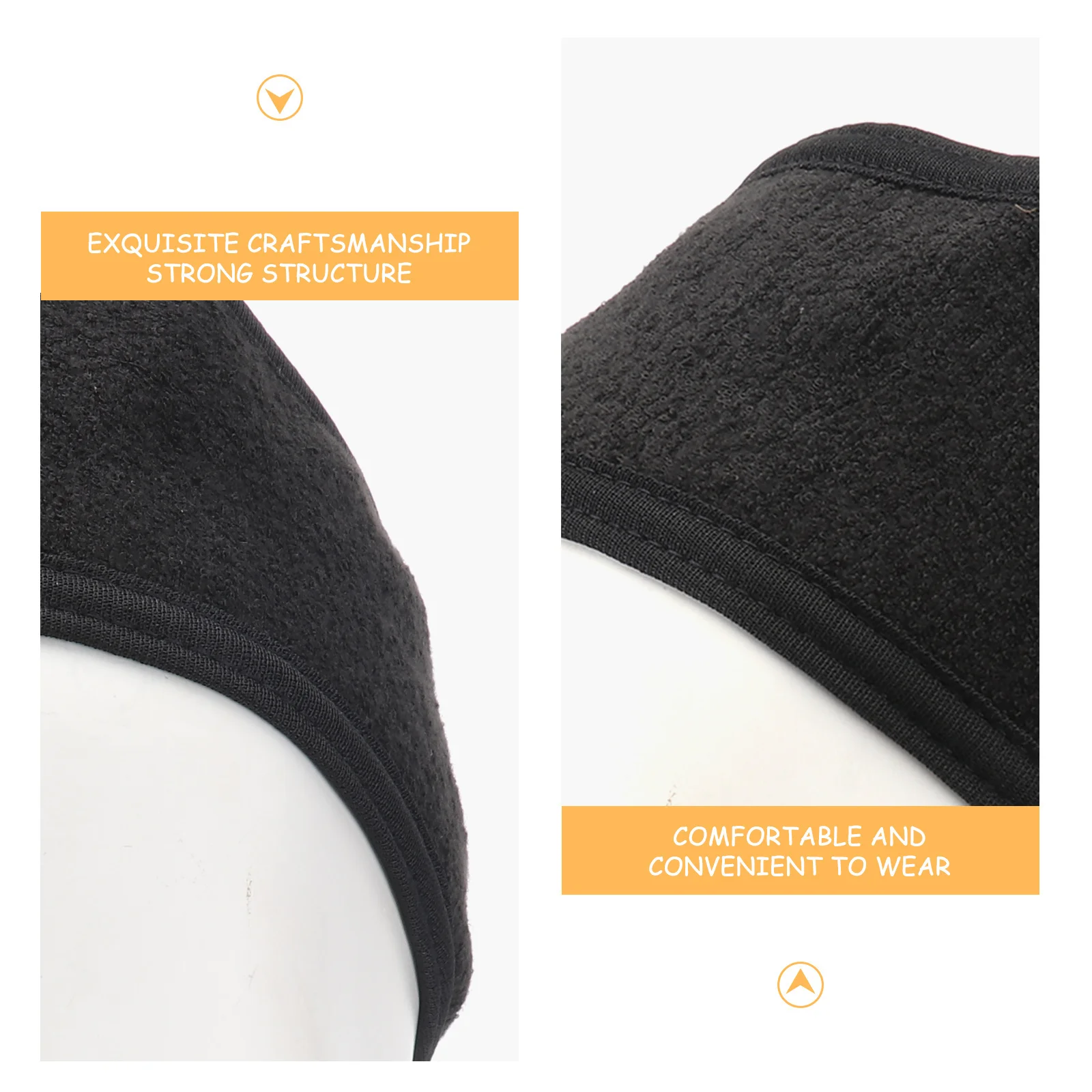 

3Pcs Facial Spa Headband Cloth Adjustable Makeup Wrap Black White Pink Elastic Headband for Shower Bath Skincare Treatment