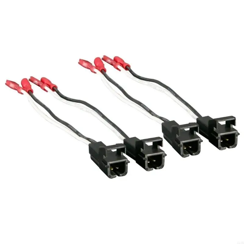 Car Interior Speaker Wiring Harness Adapter Connector Plug Replaces OEM 72-4568,4Pcs/Set Speaker Wiring