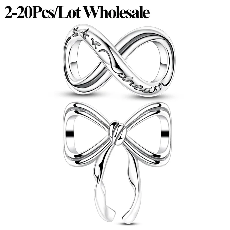 Tie Clip Silver - 2-20개/묶음 대량 도매 925 스털링 실버