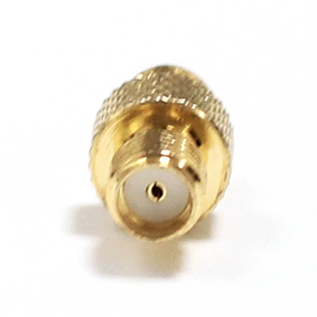 1pc SMA  Female Jack to Female Jack  RF Coax Adapter Convertor Straight Textured Disc  Goldplated  NEW Wholesale