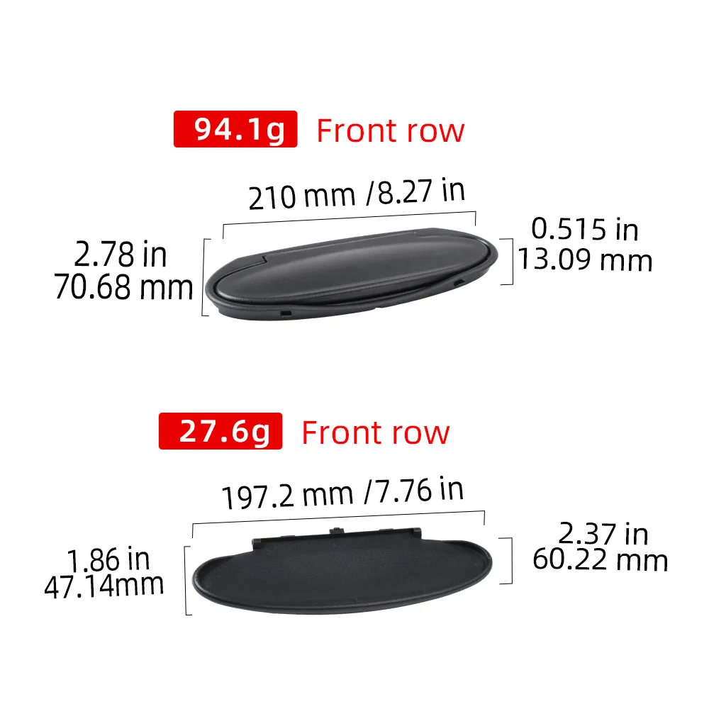 

Black Sun Visor Vanity Mirror Cover/Accessories For Porsche 911/996/997/986/987 99773103115A12 Makeup Mirror Replacement Parts