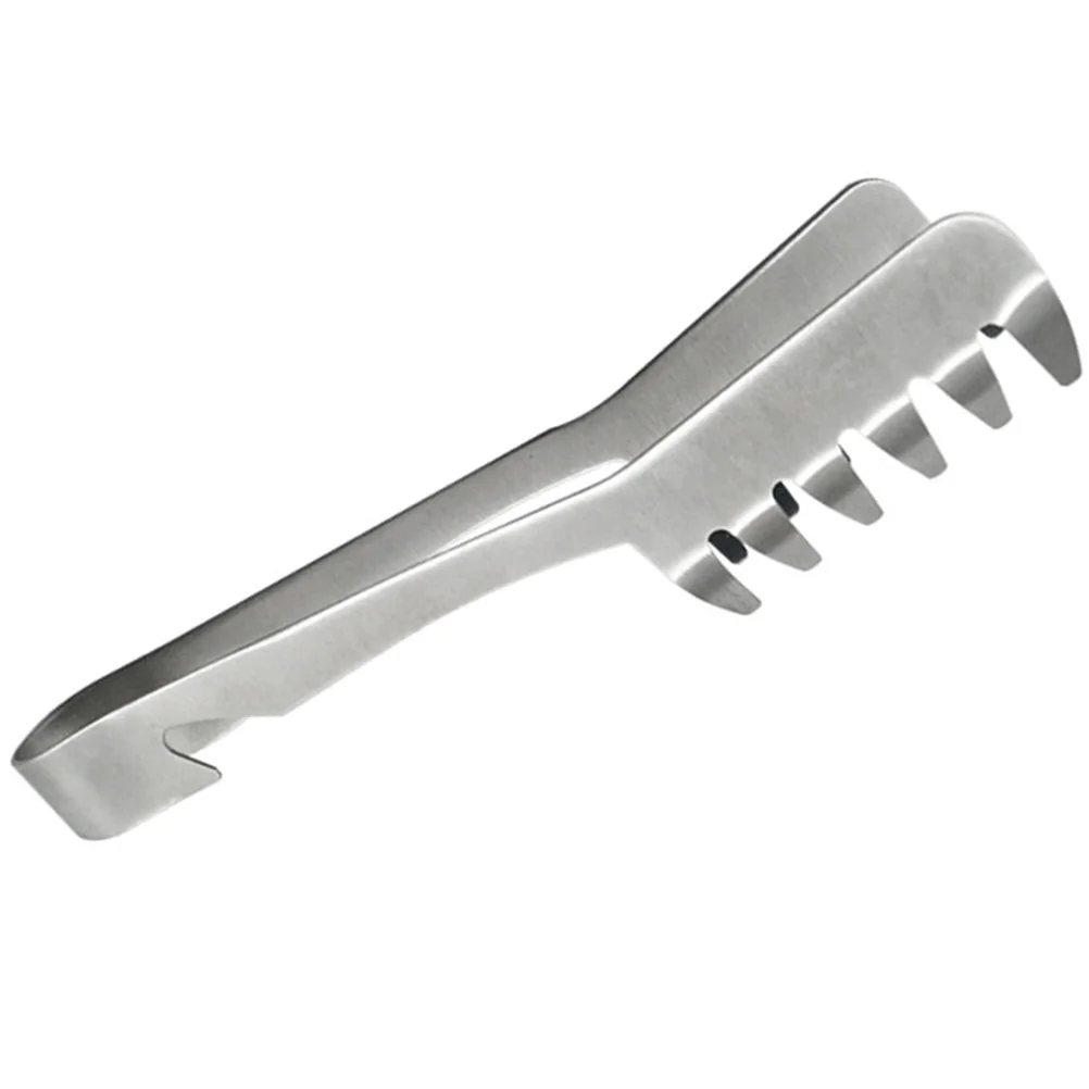 

12Pcs Durable Metal Food Tong Set Stainless Steel Bread Picking Clip Buffet Dessert Tongs Kitchen Supply