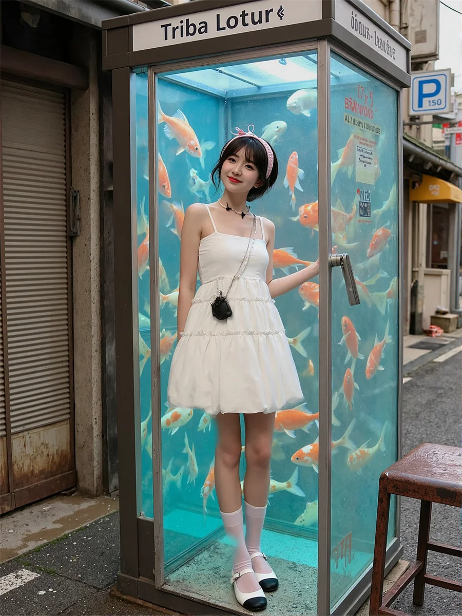 Abiti corti da donna con maniche increspate stile principessa Cottagecore Fairycore Y2K Preppy Boho Estetica letteraria bohémien