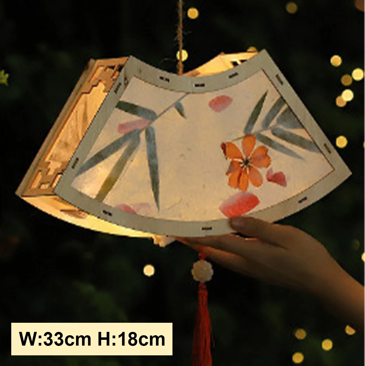 Festival Lantern Toy Handmade DIY Revolving Lantern Portable Children'S Handmade Rabbit Creative Luminous Toy Pendant Gift