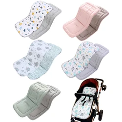 Comfortable Cotton Baby Stroller Pad Four Seasons General Soft Seat Cushion Child Cart Seat Mat Kids Pushchair Cushion For 0-27M