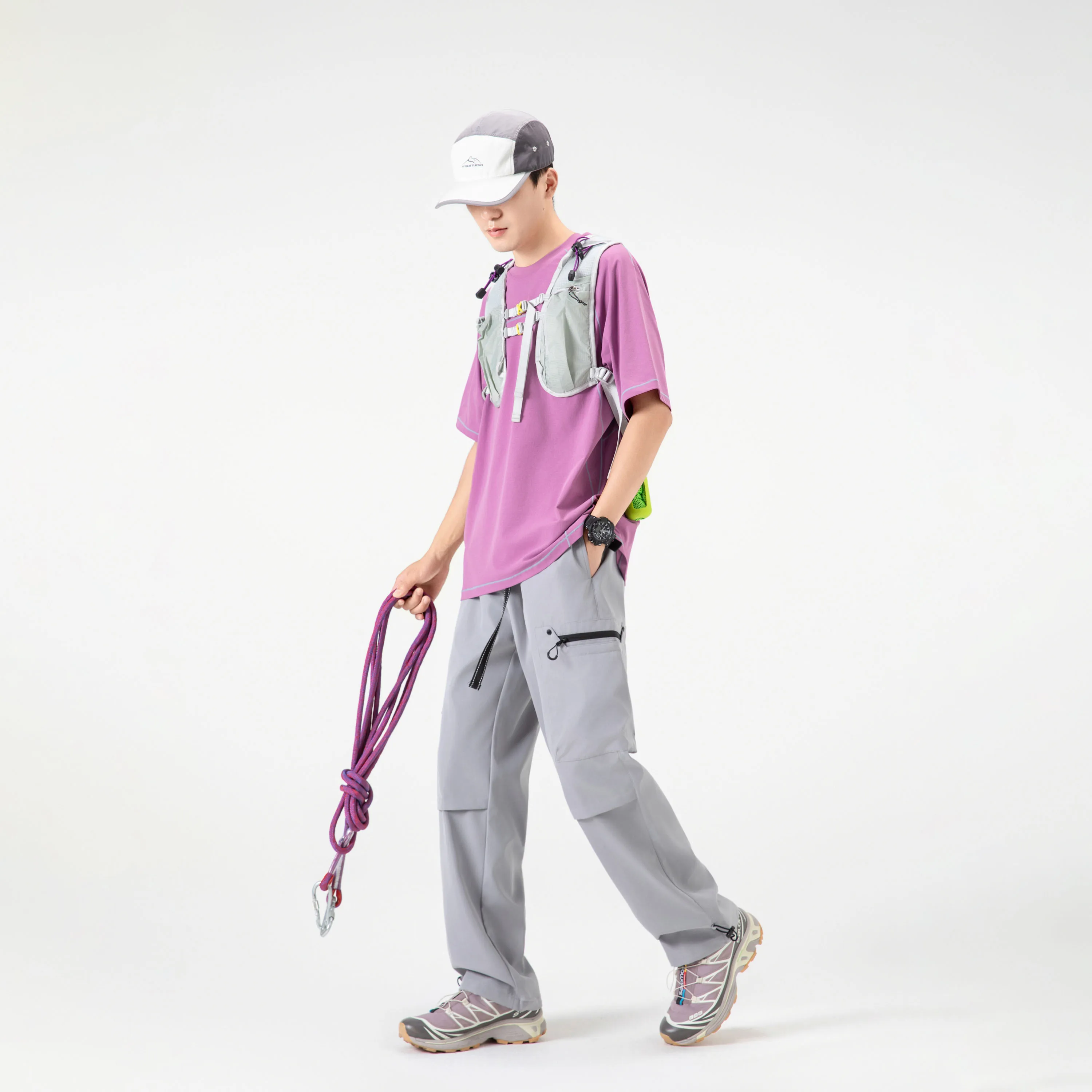 

Spring trend brand American loose sporty casual pants, straight leg versatile outdoor casual pants