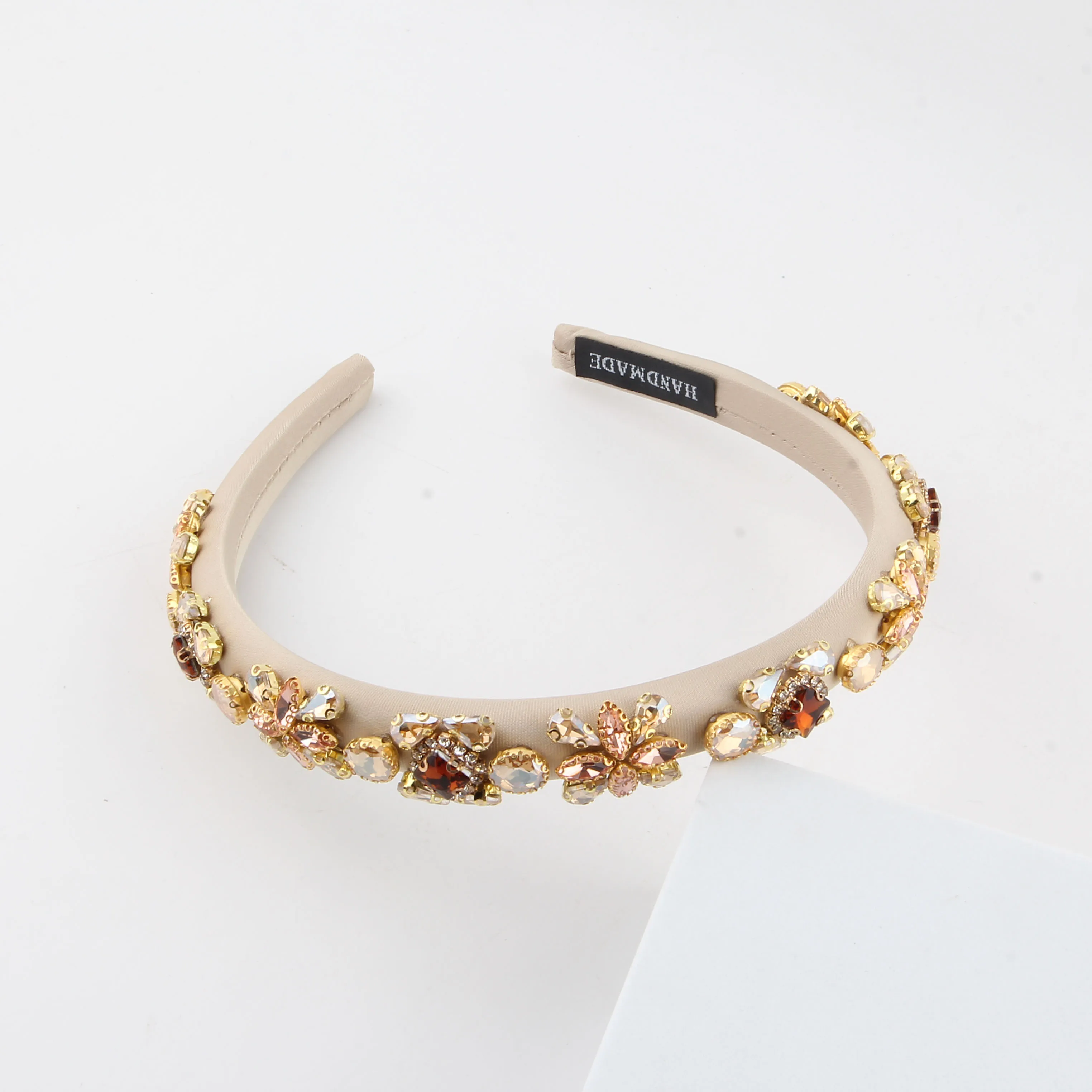 إكسسوارات الشعر الفاخرة للكرة الباروك مطعمة حجر الراين اللون القماش العنب الشعر هوب سيدة الرقص الشارع تبادل لاطلاق النار الشعر 57 #1