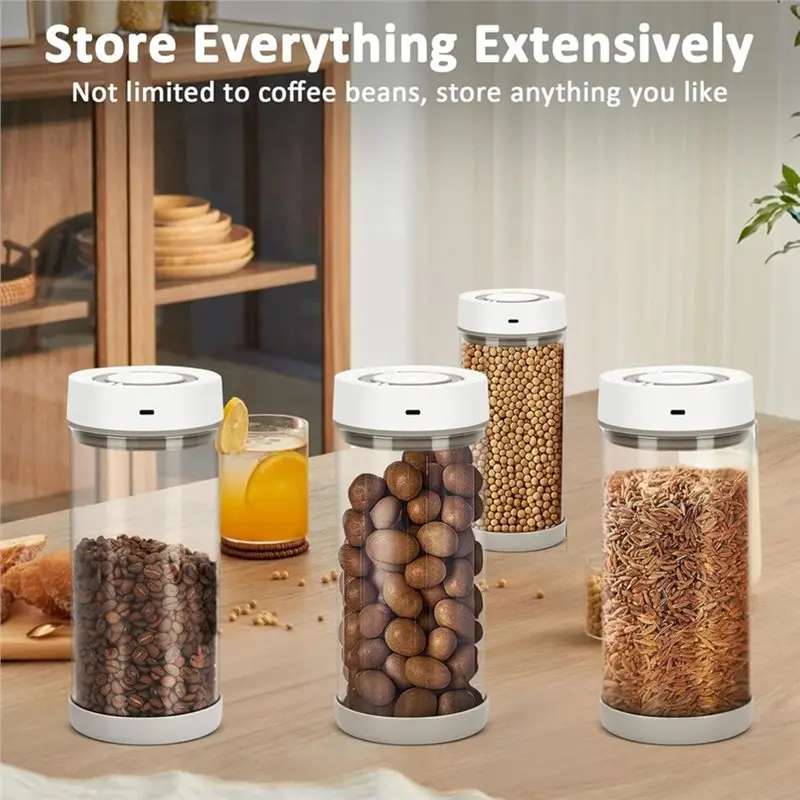 Automatic Vacuum Coffee Canister, For 18Oz Coffee Beans