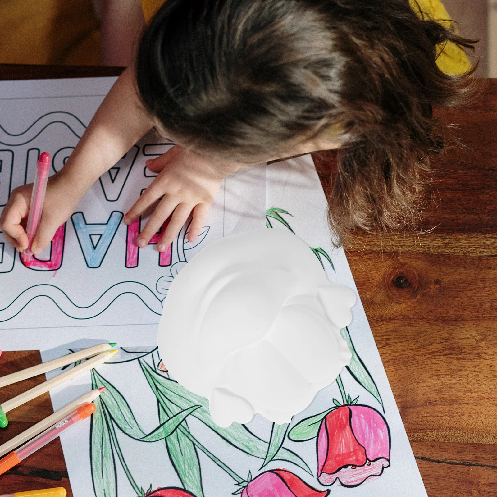 2개입 무지 개구리 마스크 DIY 플라스틱 의상 얼굴 마스크 어린이용 가면극 할로윈 파티 아트 공예 미도색 PVC 경량 마스크