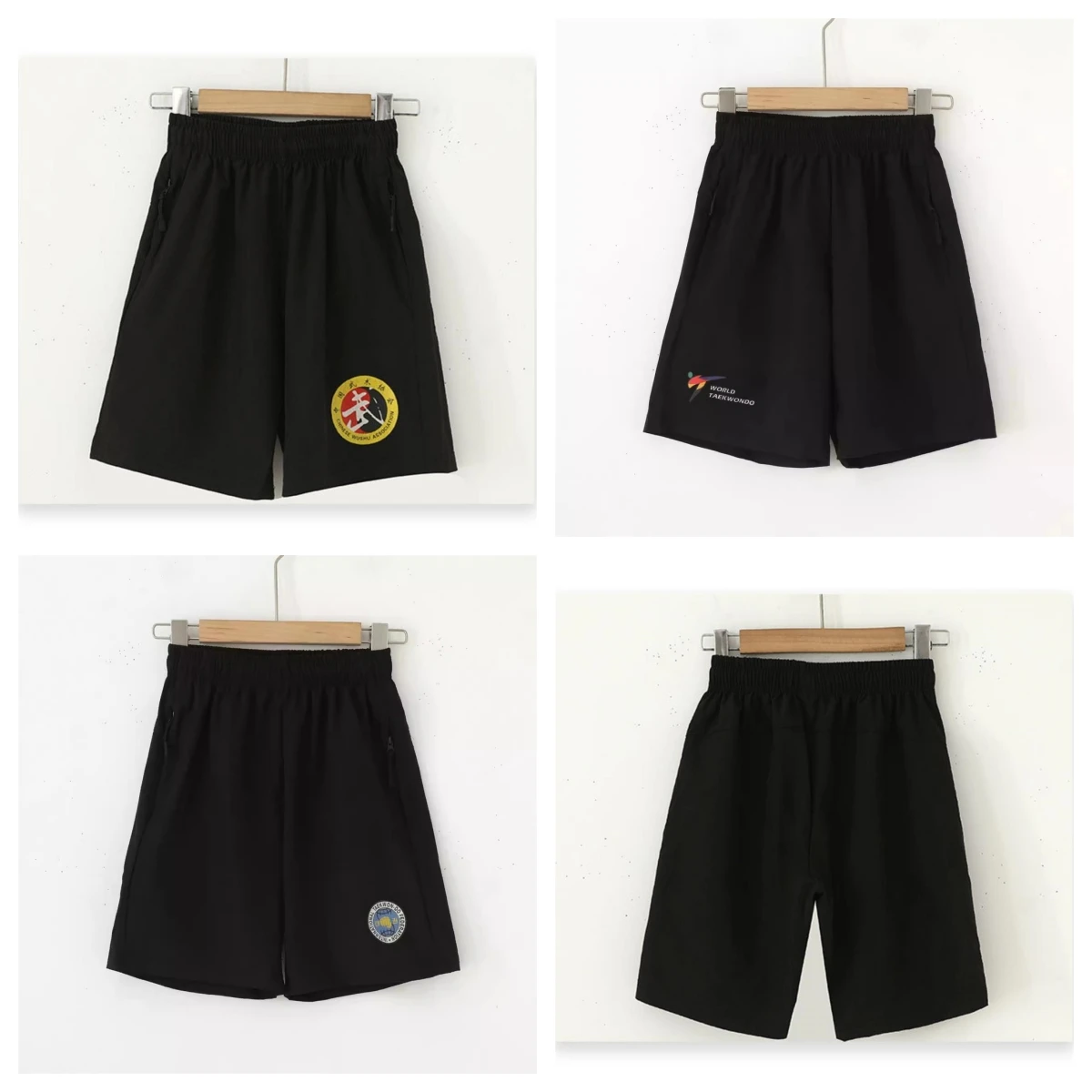 

Быстросохнущие шорты ITF, детские шорты для тхэквондо, спортивные брюки для взрослых, тренировочные плавки для кикбоксинга, одежда по индивидуальному заказу